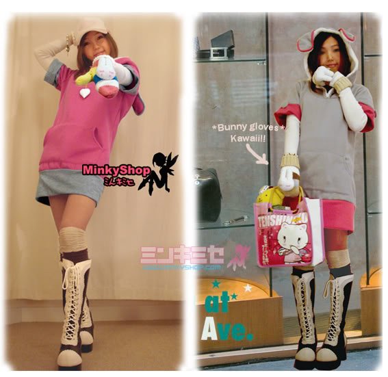 Adorable Bunny/Rabbit Gloves Mittens